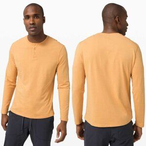 Lululemon Beeswax Yellow Vitasea Five Year Basic Henley